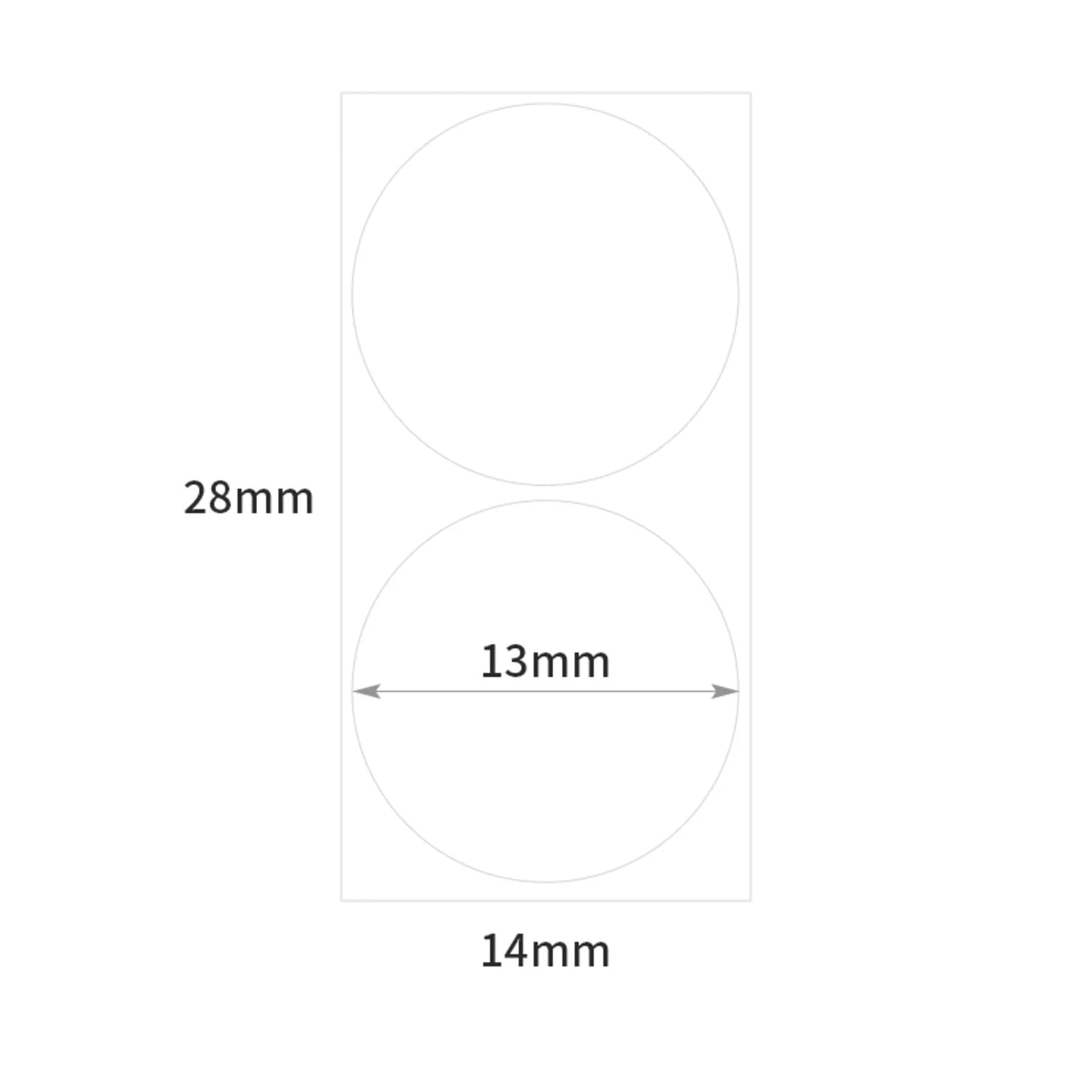 NIIMBOT • 1.3cm x 1.3cm • 220 labels • D11 / D101 / D110