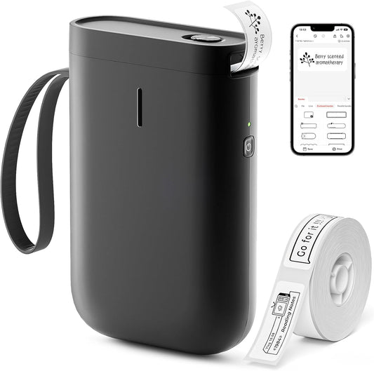 NIIMBOT D11 • Black + Free roll of labels