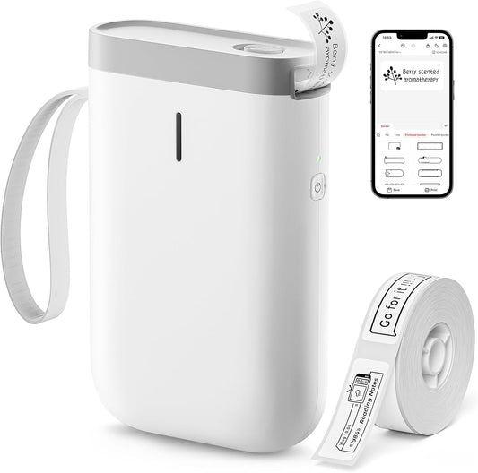 NIIMBOT D11 • White + Free roll of labels