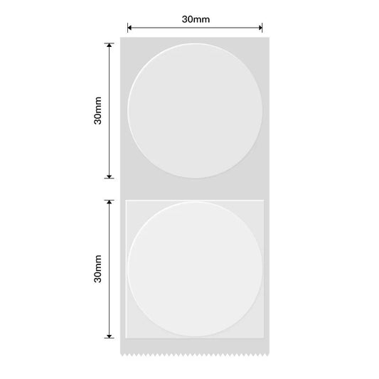 NIIMBOT • 3cm x 3cm • Transparent • 210 labels • B1 / B21 / B3S