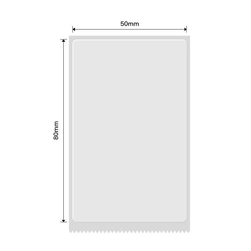 NIIMBOT • 5cm x 8cm • Transparent • 95 labels • B1 / B21 / B3S