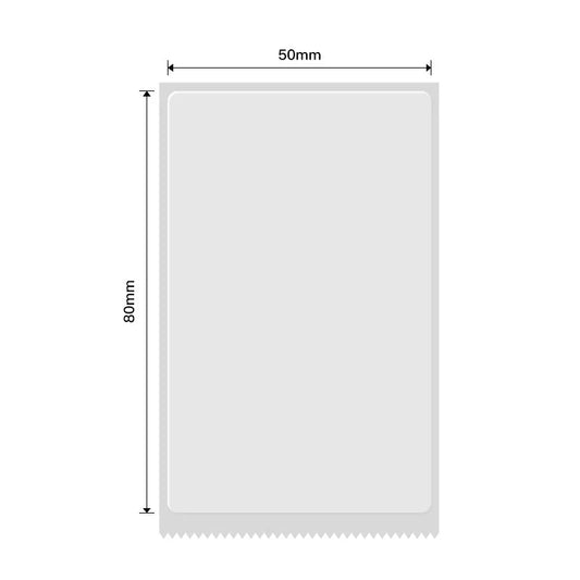 NIIMBOT • 5cm x 8cm • Transparent • 95 labels • B1 / B21 / B3S