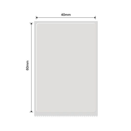 NIIMBOT • 4cm x 6cm • Transparent • 125 labels • B1 / B21 / B3S