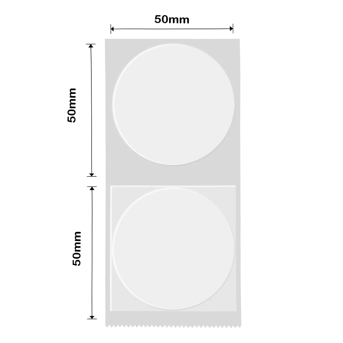 NIIMBOT • 5cm x 5cm • Transparent • 150 labels • B1 / B21 / B3S