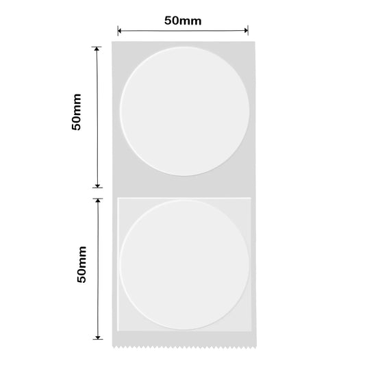 NIIMBOT • 5cm x 5cm • Transparent • 150 labels • B1 / B21 / B3S