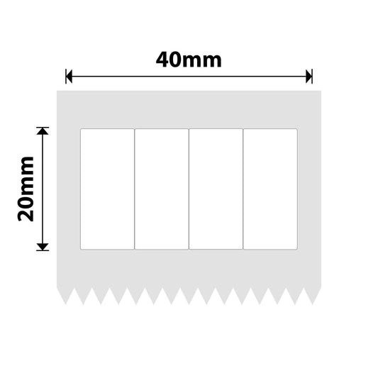 NIIMBOT • 4cm x 2cm • 320 labels • B1 / B21 / B3S